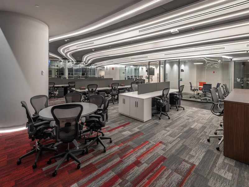 Mamparas divisorias de oficinas proyecto Nissan en CDMX